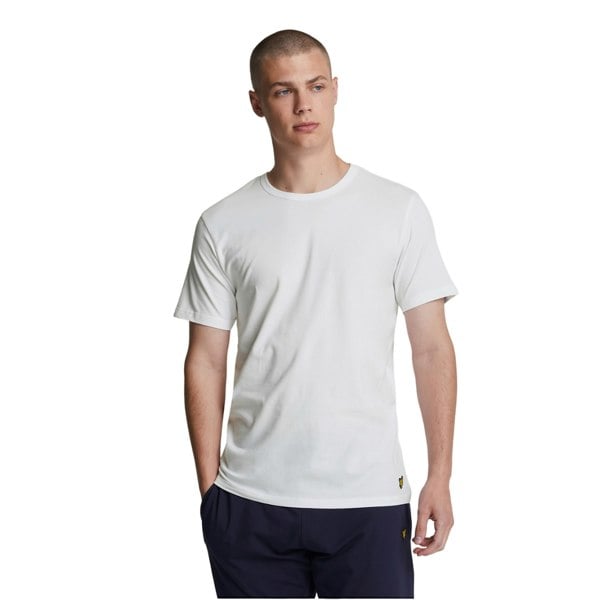 Lyle & Scott Mens Basic T-Shirt (Pack of 3) - White