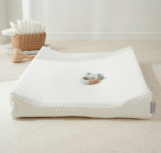 Luxury Anti-Roll Baby Changing Mat - With Soft Fabric Cover - The Tiny Bed Company™