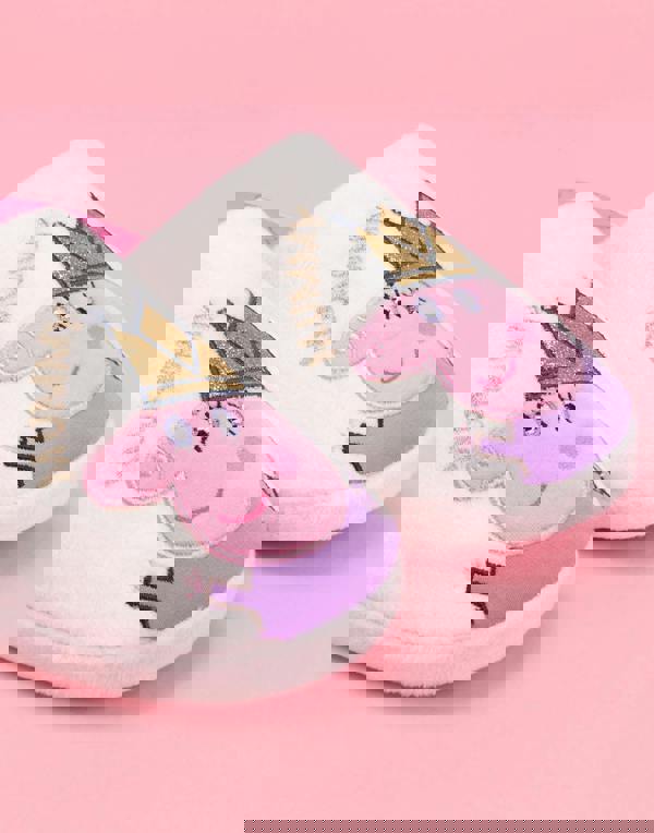 Peppa Pig Womens White Mummy Pig Mule Slippers