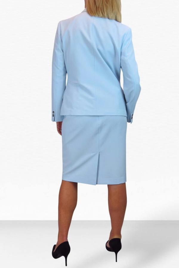 Paulo Due Women's 2 Piece Tailored Skirt Suit