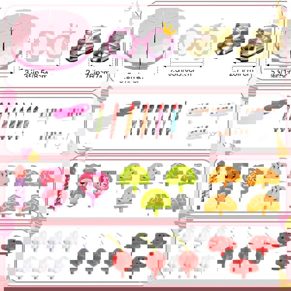 deAO Toys Baby Doll Birthday Clothes Set Pretend Play Cutting, and Doll Decorating Accessory Toys inches Baby Doll (Doll Not Included)