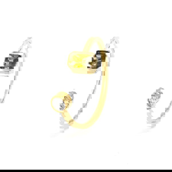 Say It With August Peridot Birthstone Ring - Yellow Gold Plated