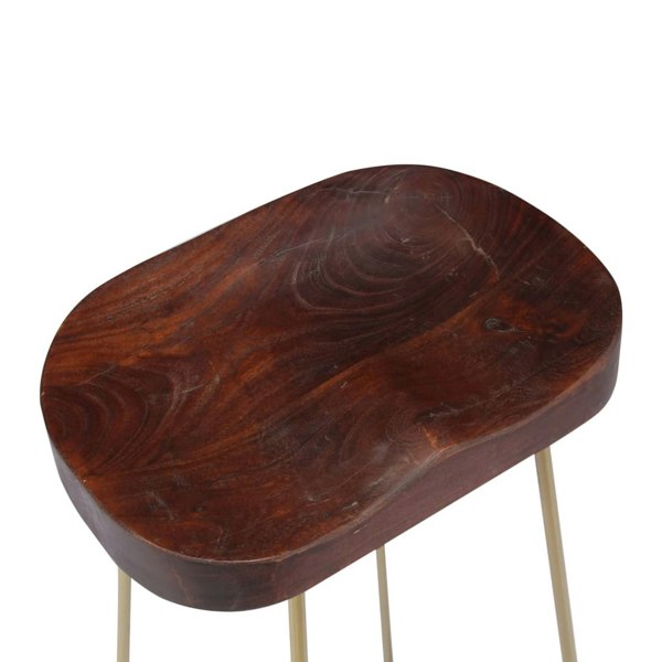 Berkfield Gavin Bar Stools 2 pcs Solid Mango Wood