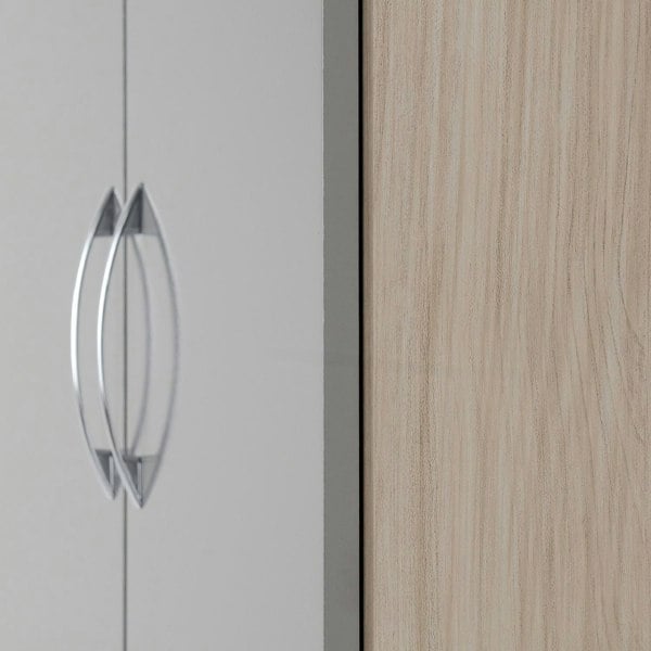 Seconique Nevada 2 Door 1 Drawer Wardrobe