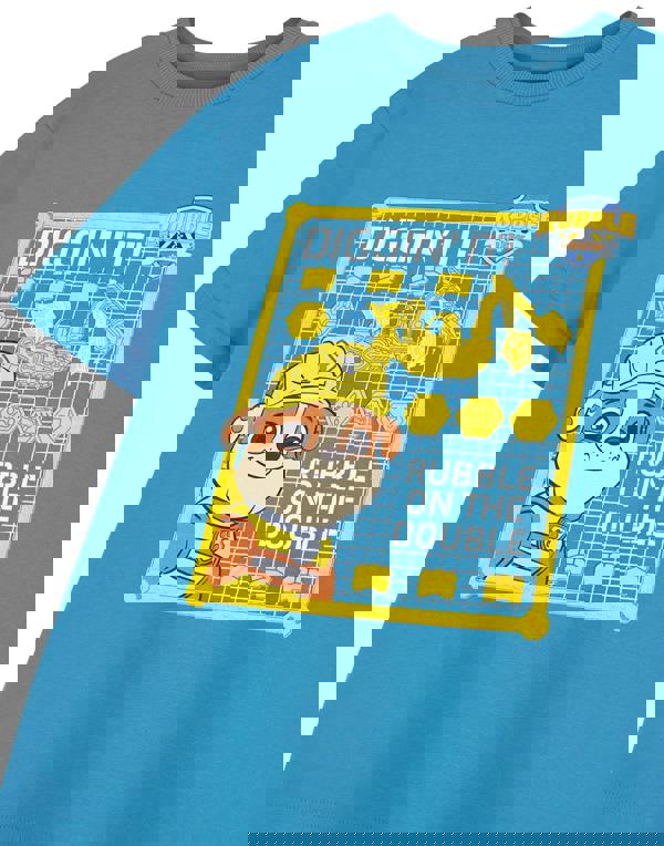 Paw Patrol Boys Blue Diggin' It Short Sleeved T-Shirt