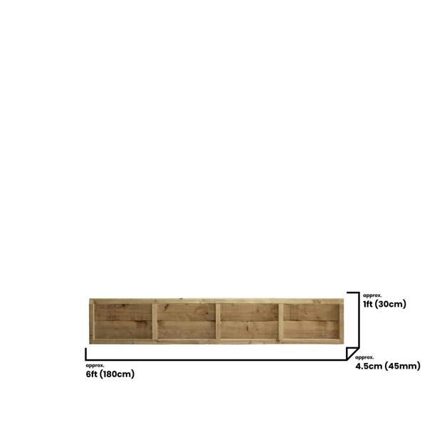 [amazon variation] fence panel premier lap [w.6ft x h.1-6ft] 7
