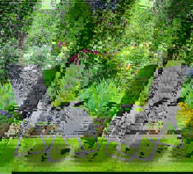 Smart Living Zero Gravity Chair with Cushion & Pillow - Grey