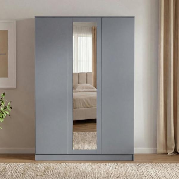 Vida Designs Denver 3 Door Mirrored Wardrobe