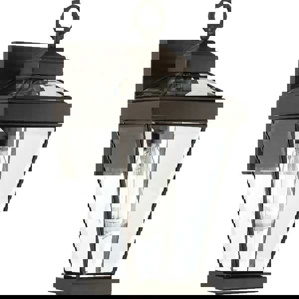 Outdoor IP44 1 Bulb Wall Light Lantern Western Bronze LED E27 60W d02334 Loops