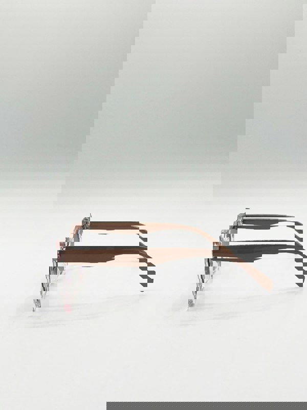 SVNX Oversized Cat-Eye Sunglasses in Nude