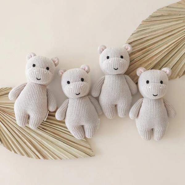cuddle+kind - Baby Animal Collection - Hippo - Pebble