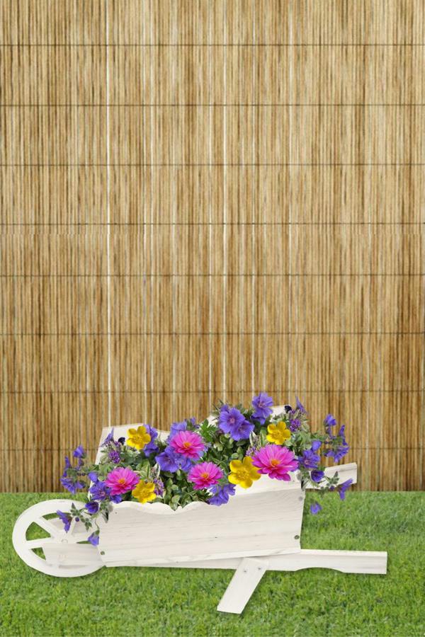 Groundlevel Farmyard Style Garden Wheelbarrow Planter