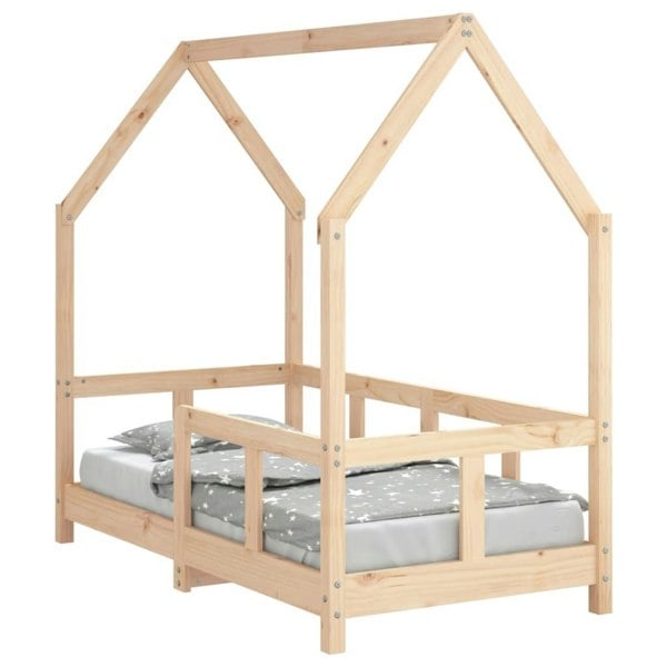 Berkfield Kids Bed Frame 70x140 cm Solid Wood Pine