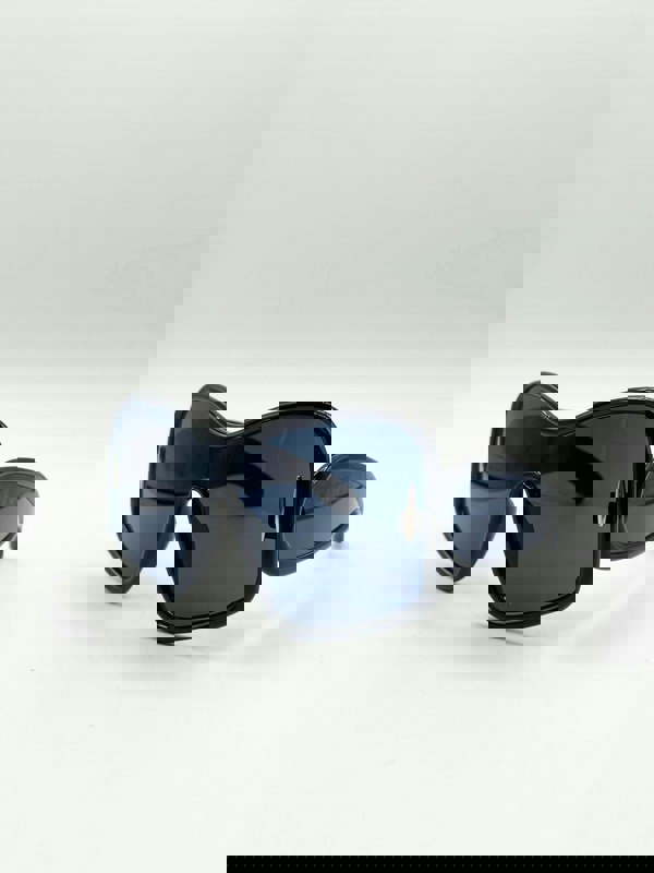 SVNX Square Oversized Mask Sunglasses in Black