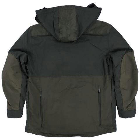 Olive Game Scope jacket with poachers pocket at the rear for carrying game or maps