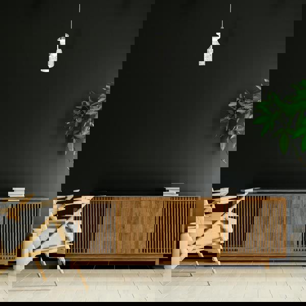 Milagro Bottle LED Pendant Light Glass And Chrome Ultra Low Energy