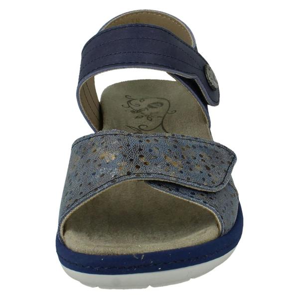 DB Shoes Ladies DB Shoes Double Strap Variable Fit Sandals Rosefinch