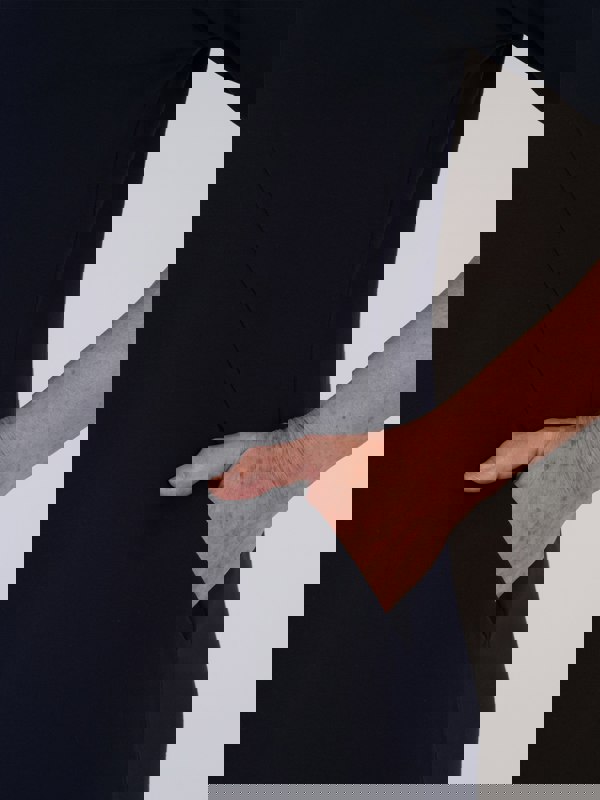 PennyPlain Hi Back Dress - Navy