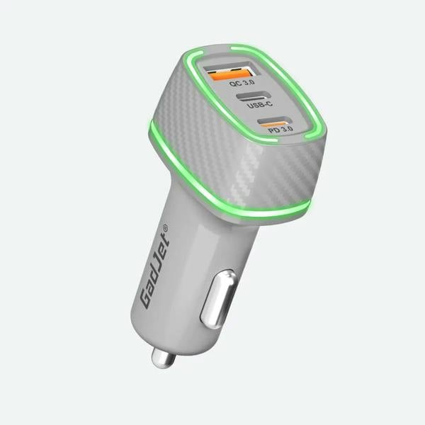 GadJet Rapid 3-Port Car Charger