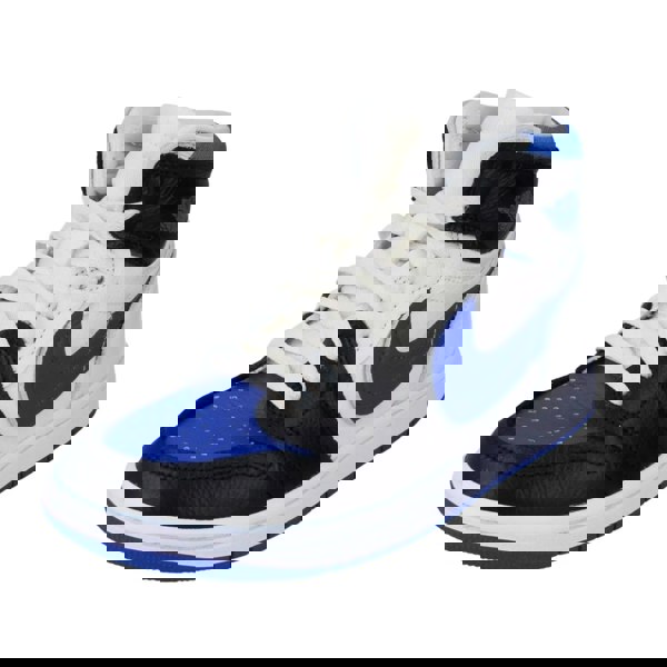 NIKE FB9891 041 Nike Air Jordan 1 MM Hight BLUE/BLACK/WHITE/OFF WHITE TRAINER WOMEN UK 3.5