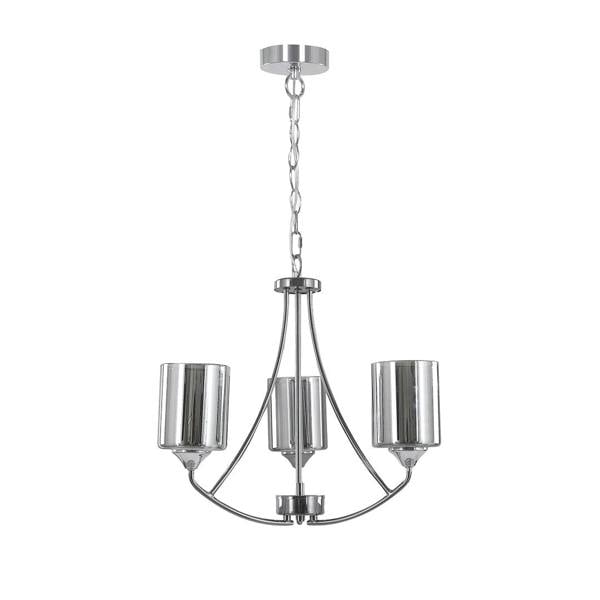 Pagazzi Lighting Ashton 3-Light Polished Chrome Chandelier Ceiling Light