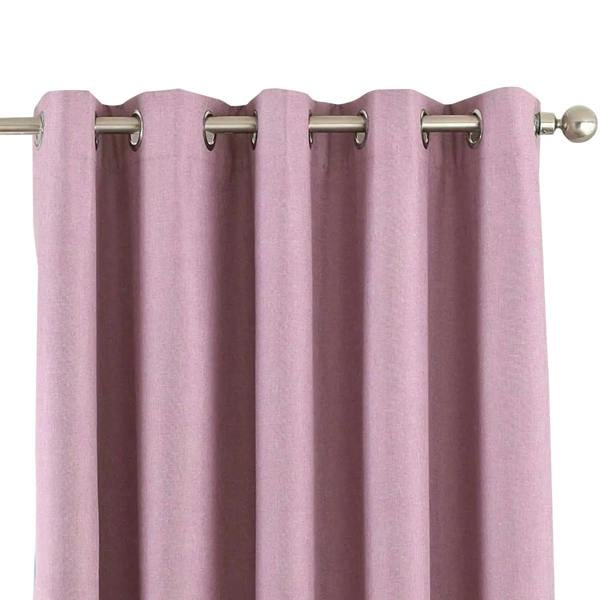 Riva Home Eclipse Blackout Eyelet Curtains - Mauve - 