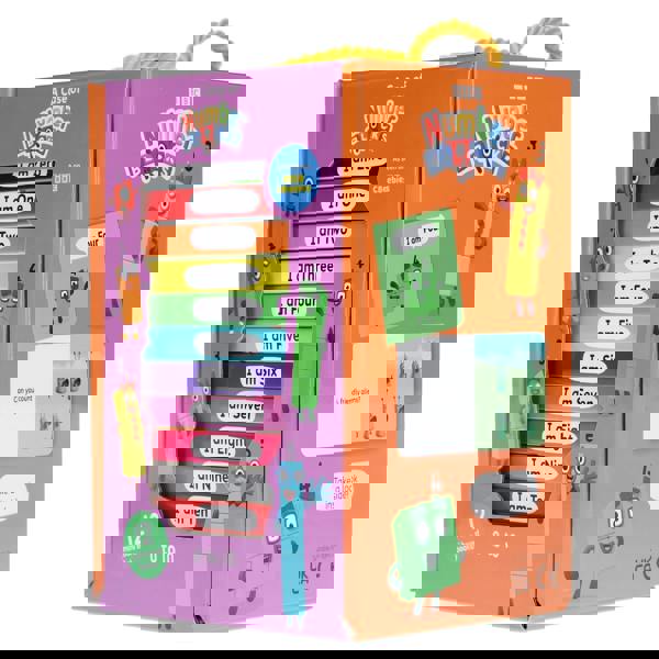 A Case of Numberblocks - 12 Mini Board Book Collection Carry Case, Ideal for Holidays and Early Learning and Preschool Ages!