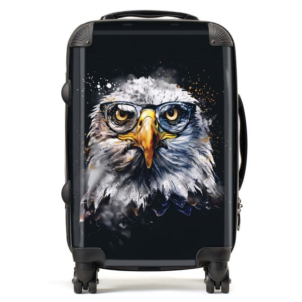 Warren Reed Eagle In Glasses Splashart Suitcase