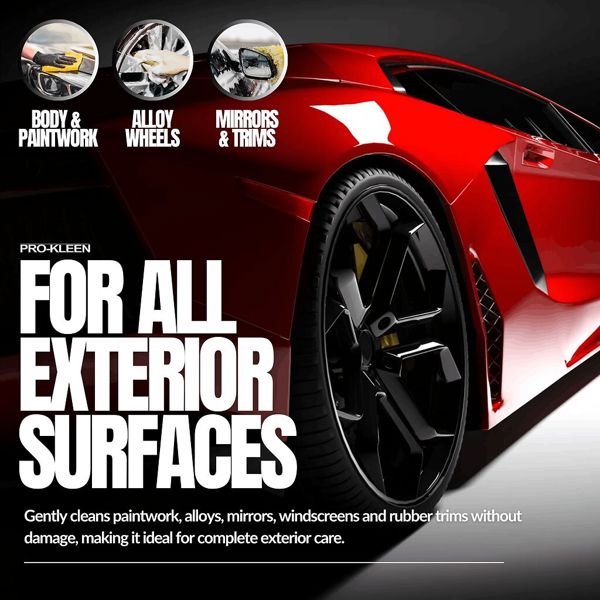 ProKleen Pro-Kleen 10 Litres Carnauba Wash and Wax Shampoo (Yellow - Lemon Fragrance)