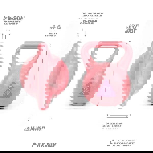 Phoenix Fitness Kettle Bell Pink 20kg