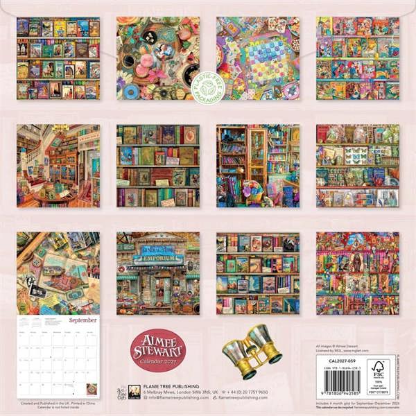 Aimee Stewart Calendar 2027, Wall Calendars, Month To View, Art, Gift