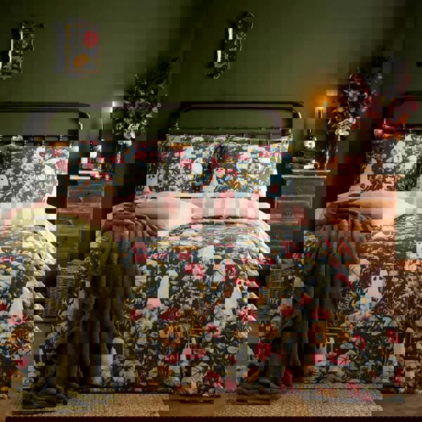 Furn Bootanical Reversible Printed Duvet Cover Set - Multicoloured