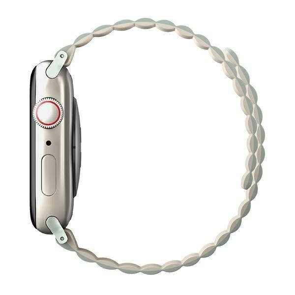 Uniq Revix Strap for Apple Watch 7/8/9/10/SE/SE2/Ultra 42/44/45/49mm Sage and Beige - UNIQ-45MM-REVSAGBEG