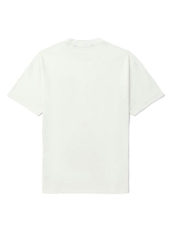 Palm Angels Monogram Studded T Shirt White - Supplied FashionPALM ANGELS
