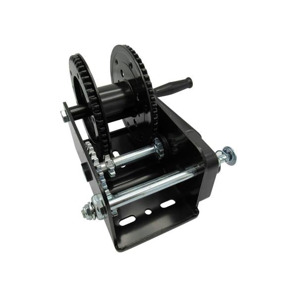 Black Manual Hand Winch with Brake 2500LB (1100KG ATV Car Boat Trailer Puller)