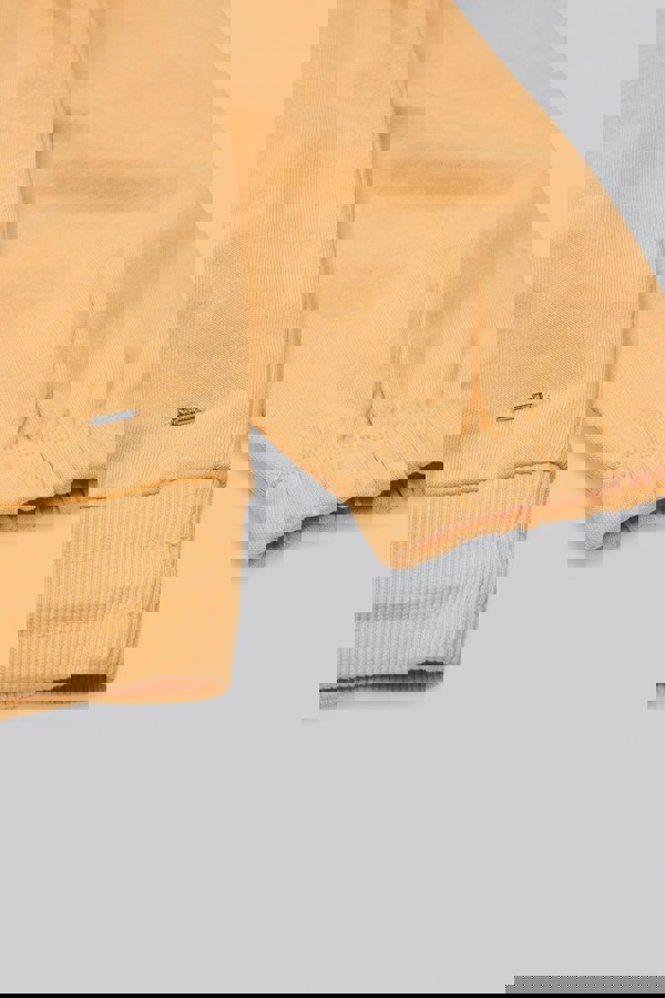 ENORSIA Half Zip High Neck Embroidery Sweatshirt