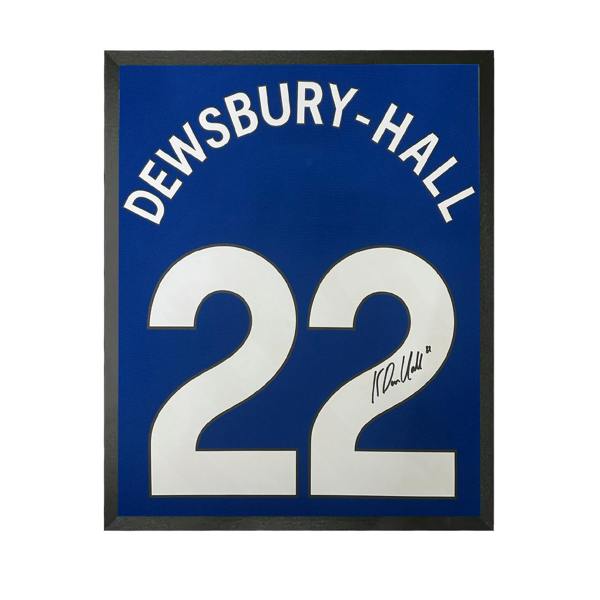 Kiernan Dewsbury-Hall Signed Everton Shirt Compact Frame