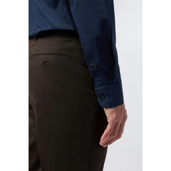 Limehaus Tailored Fit Navy Stretch Shirt