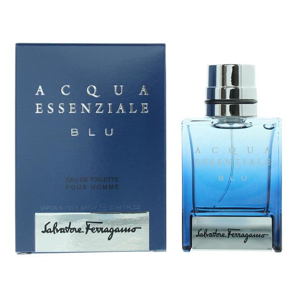 Salvatore Ferragamo Acqua Essenziale Blu Mens Eau de Toilette 30ml Fragrance