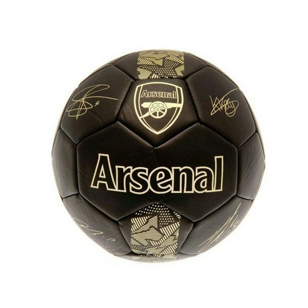 Arsenal FC Phantom Signature Football - Black/Gold