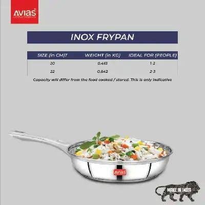 AVIAS INOX IB FRYPAN 22CM