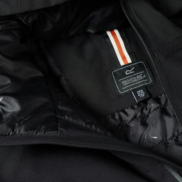 Regatta Mens Merzen Insulated Waterproof Jacket - Black - 