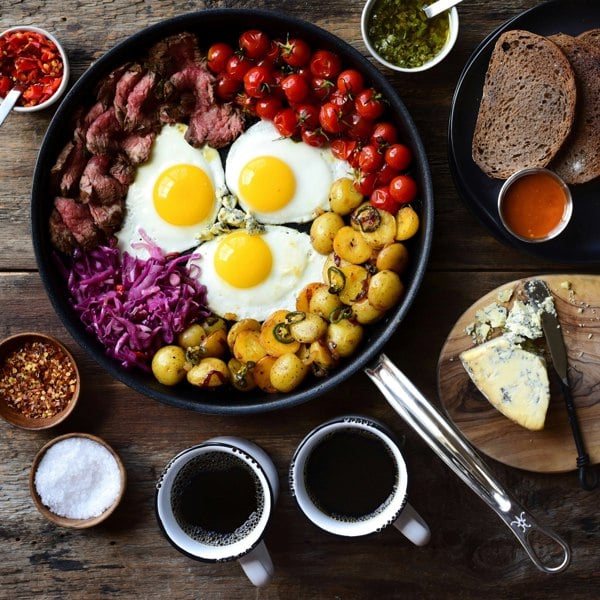 Hestan ProBond Induction Stainless Steel & Titum™ Non-Stick Skillet Set - Medium & Large