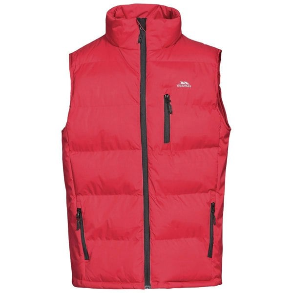 Trespass Mens Clasp Padded Gilet/Bodywarmer - Red