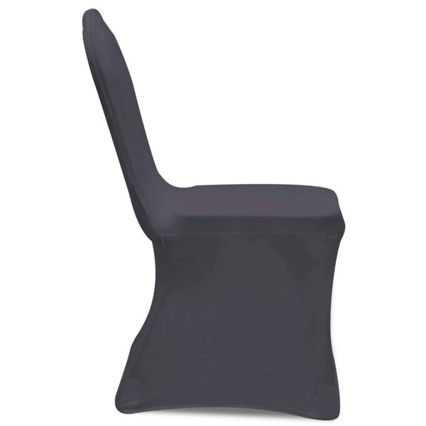 Berkfield Stretch Chair Cover 4 pcs Anthracite