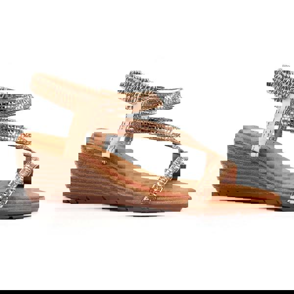 Lunar Womens Darci Wedge Heel Sandals - Rose