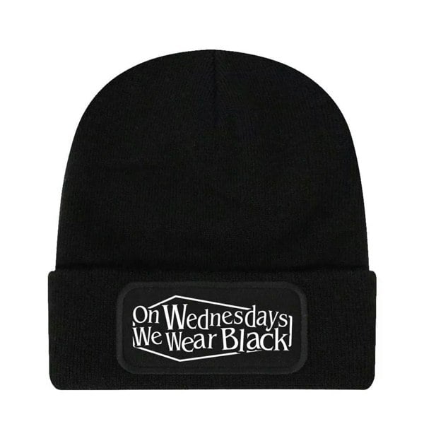 Grindstore On Wednesdays We Wear Black Beanie - Black