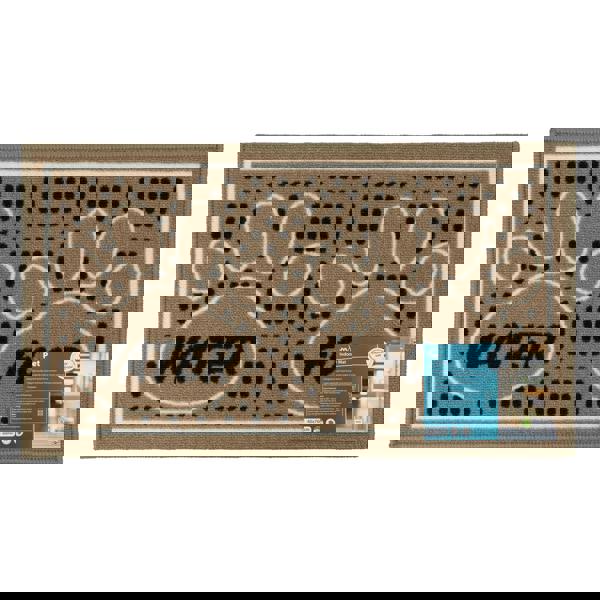 JVL Machine Washable Pet Mat 40×70 cm – Absorbent Indoor Dog & Cat Feeding Mat, Floor Protector for Bowls & Food Area – “Dinner Time” Design