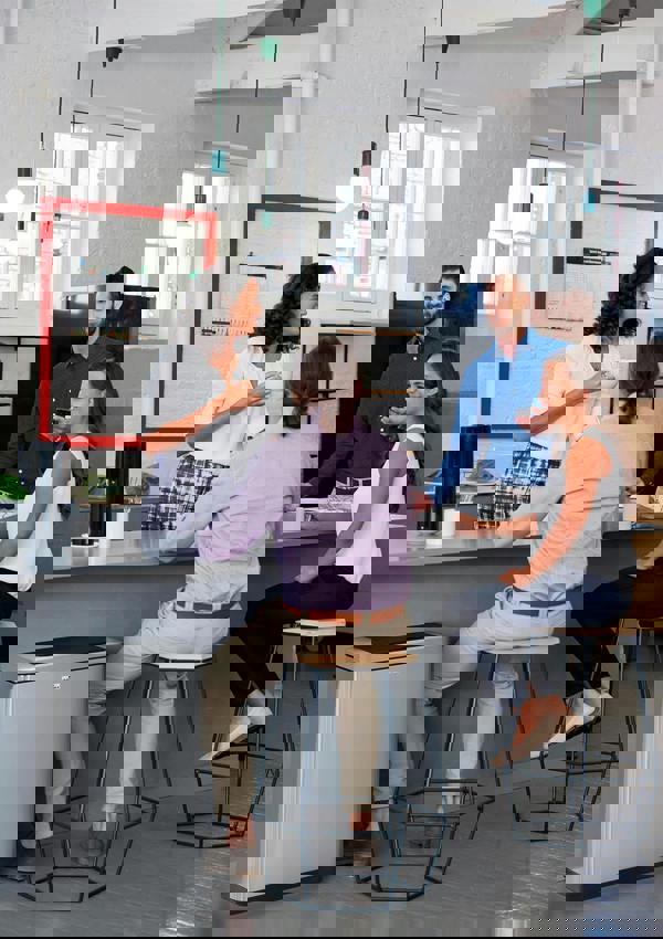 Durable DUO Motion Sensor Bin | Smart Automatic Steel Kitchen Waste Bin | 2x20L