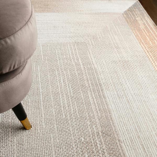 Asiatic The Rug Edit Miro Metallic Painting Beige Area Rug